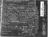 Cutter, M - Birth Certificate