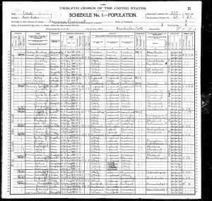 Cannon, Angus Jeanne, 1900, Census, USA, Farmer, Salt Lake, Utah