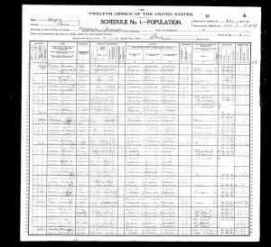 Douglas, James S., 1900, Census, USA, Mapleton, Lane, Oregon