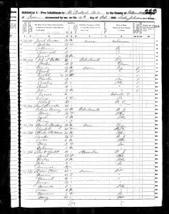 Chase, Sission Almadorus, 1850, Census, USA, District 21, Pottawattamie, Iowa