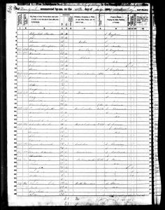 Clement, Henry A, 1850, Census, USA, Albany Ward 10, Albany, New York