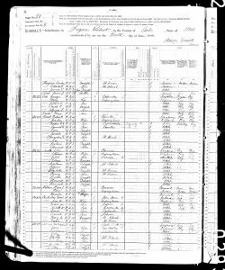 Hurst, William, 1880, Census, USA, Logan, Cache, Utah