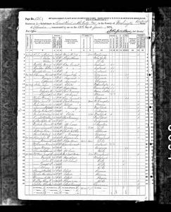 Du Barry, Beekman, 1870, Census, USA, Washington Ward 2, Washington, District of Columbia