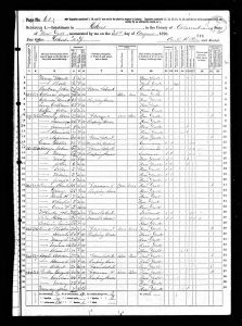 Census 1870 Ghent, Columbia Co., New York Year: 1870; Census Place: Ghent, Columbia, New York; Roll: M593_920; Page: 276A; Family History Library Film: 552419