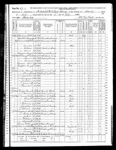 Clement, Henry A, 1870, Census, USA, Albany Ward 10, Albany, New York