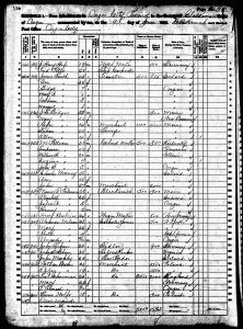 Bridges, J. S., 1860, Census, USA, Oregon City, Clackamas, Oregon