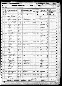 Luper, John A, 1860, Census, USA, Linn, Oregon