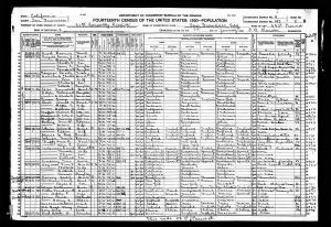 Schwabacher, Sarah, 1920, Census, USA, : 	San Francisco Assembly District 31, San Francisco, California