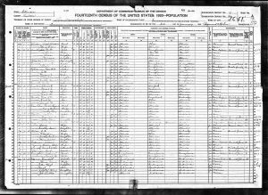 Dunbar, Charles, 1920, Census, USA, Lee, Fulton, Illinois, USA