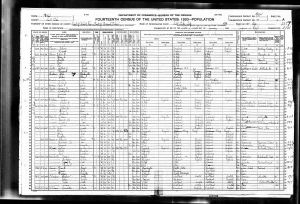 Pyper, George Robert, 1920, Census, USA, Salt Lake City Ward 1, Salt Lake, Utah