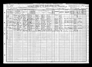 Douglas, James S., 1910, Census, USA, Mapleton, Lane, Oregon