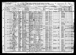 Luper, Lewis Taylor, 1910, Census, USA, Lincoln, Washington