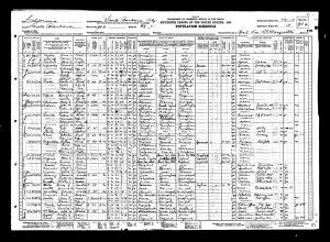 Census 1930 Santa Barbara, Santa Barbara, California 1930 US Census, Santa Barbara, CA Enumeration Dist 42-13, Supervisor's Districe 13, Sheet 30A