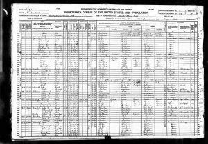 Conkey, John Franklin, 1920, Census, USA, Santa Maria, San Louis Obispo, California