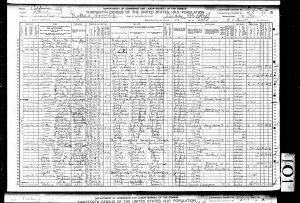 Cutter, Edward Ahern, 1910, Census, USA, 1910 US Census, Berkeley, Alameda, California
