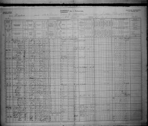 Cutter, FA 1901 Canadian Census