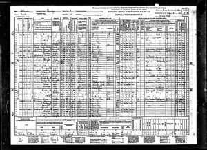 Olson, Augusta T, 1940, Census, USA, Chicago, Cook, Illinois, USA