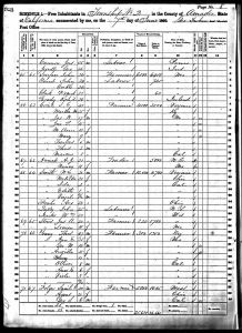 Smith, William Jasper, 1860, Census, USA, Township 2, Amador, CA