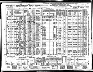 Spangler, Marton Luper, 1940, Census, USA, South San Francisco, San Mateo, California