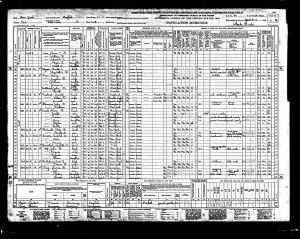 Finn, Henry, 1940, Census, USA, Buffalo Ward 21, Erie, New York