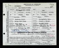 Ringo, Roy and R. K Conner Marriage License