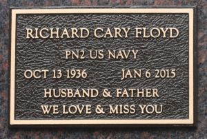 Floyd, Richard C - Internment