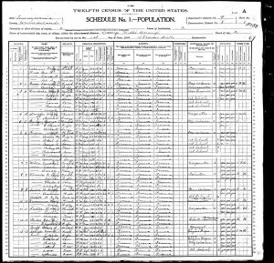 Pardoe, Edward O, 1900, Census, USA, Camp Hill, Cumberland, Pennsylvania