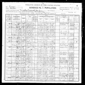 Spangler, John, 1900, Census, USA, Corvallis, Benton, Oregon