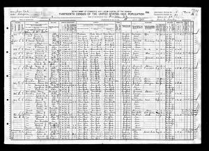 Census 1910 Hudson Ward 3, Columbia, New York Year: 1910; Census Place: Hudson Ward 3, Columbia, New York; Roll: T624_933; Page: 1A; Enumeration District: 0020; FHL microfilm: 1374946