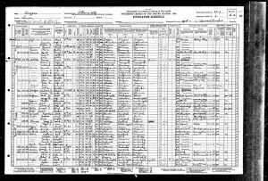 Census 1930 Albany, Linn Co., Oregon District 0003 Albany, Linn, Oregon, Sheet 5A