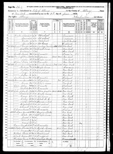 Bratt, Gerrit Teunis Jr, 1870, Census, USA, Albany, Albany, New York, USA
