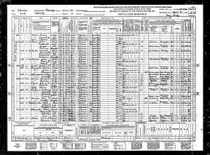 Census 1940 Chicago, Cook, Illinois, USA Year: 1940; Census Place: Chicago, Cook, Illinois; Roll: m-t0627-00966; Page: 6A; Enumeration District: 103-1452