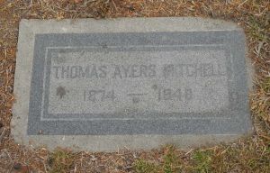 Mitchell, Thomas Ayers - Headstone